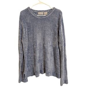 2/$15 White Stag - Blue Crewneck Sweater Soft Knit Long Sleeve Pullover Size XL